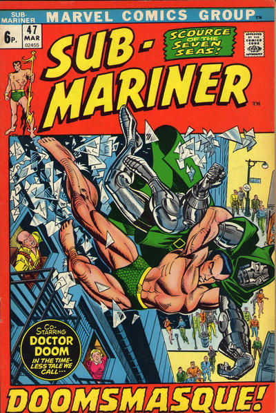 Cover for Sub-Mariner (Marvel, 1968 series) #47 [British]