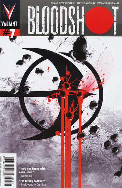Cover for Bloodshot (Valiant Entertainment, 2012 series) #7 [Cover A - Kalman Andrasofszky]