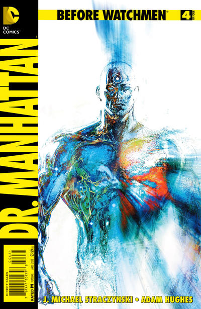 Cover for Before Watchmen: Dr. Manhattan (DC, 2012 series) #4 [Bill Sienkiewicz Cover]