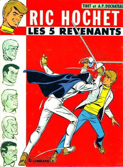 Cover for Ric Hochet (Le Lombard, 1963 series) #10 - Les 5 revenants