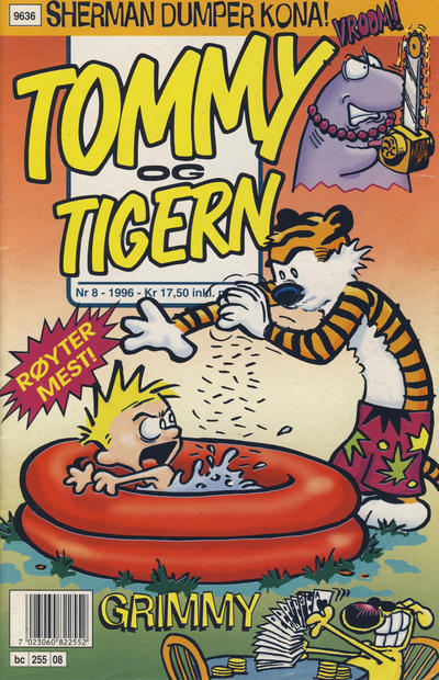 Cover for Tommy og Tigern (Bladkompaniet / Schibsted, 1989 series) #8/1996