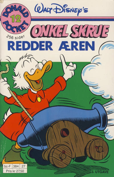 Cover for Donald Pocket (Hjemmet / Egmont, 1968 series) #12 - Onkel Skrue redder æren [3. opplag]
