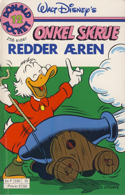Cover for Donald Pocket (Hjemmet / Egmont, 1968 series) #12 - Onkel Skrue redder æren [3. opplag Reutsendelse 330 10]