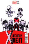 Cover Thumbnail for Uncanny X-Men (2013 series) #1 [Marvel Baby Variant by Skottie Young]