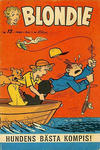 Cover for Blondie (Åhlén & Åkerlunds, 1956 series) #13/1960