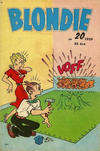 Cover for Blondie (Åhlén & Åkerlunds, 1956 series) #20/1959