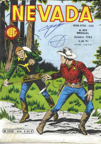 Cover Thumbnail for Nevada (Editions Lug, 1958 series) #459