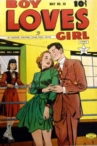 Cover Thumbnail for Boy Loves Girl (Lev Gleason, 1952 series) #46