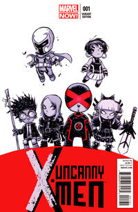 Cover for Uncanny X-Men (Marvel, 2013 series) #1 [Marvel Baby Variant by Skottie Young]