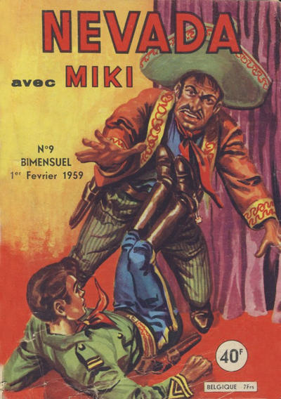 Cover for Nevada (Editions Lug, 1958 series) #9