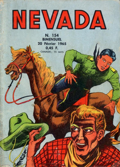 Cover for Nevada (Editions Lug, 1958 series) #154