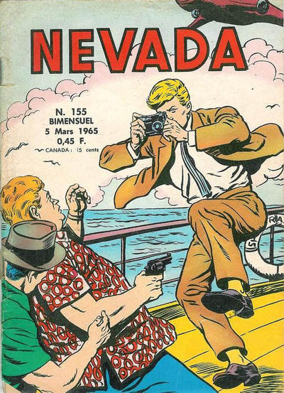 Cover for Nevada (Editions Lug, 1958 series) #155