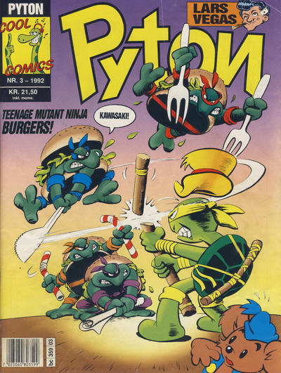 Cover for Pyton (Bladkompaniet / Schibsted, 1988 series) #3/1992