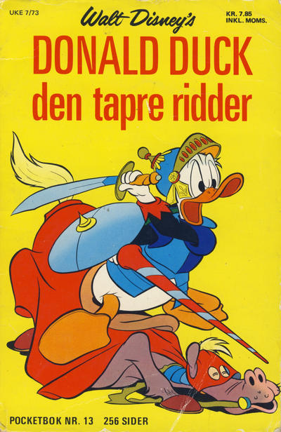 Cover for Donald Pocket (Hjemmet / Egmont, 1968 series) #13 - Donald Duck den tapre ridder [1. opplag]