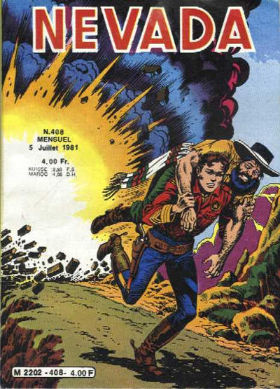 Cover for Nevada (Editions Lug, 1958 series) #408