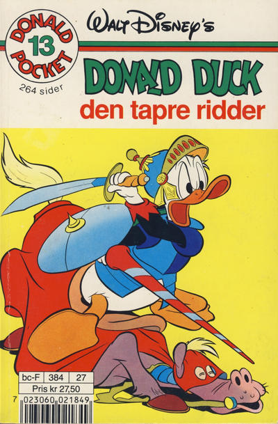 Cover for Donald Pocket (Hjemmet / Egmont, 1968 series) #13 - Donald Duck den tapre ridder [3. opplag]