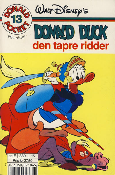 Cover for Donald Pocket (Hjemmet / Egmont, 1968 series) #13 - Donald Duck den tapre ridder [3. opplag Reutsendelse 330 15]