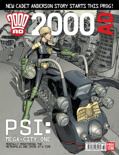 Cover for 2000 AD (Rebellion, 2001 series) #1780