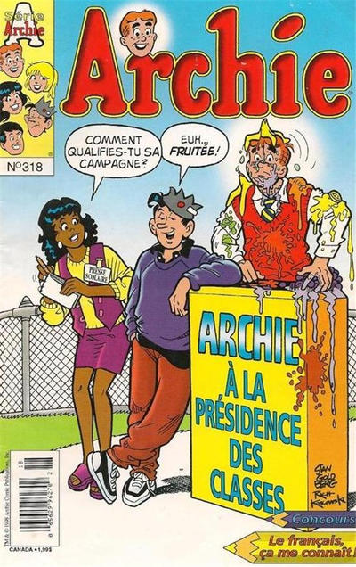 Cover for Archie (Editions Héritage, 1971 series) #318