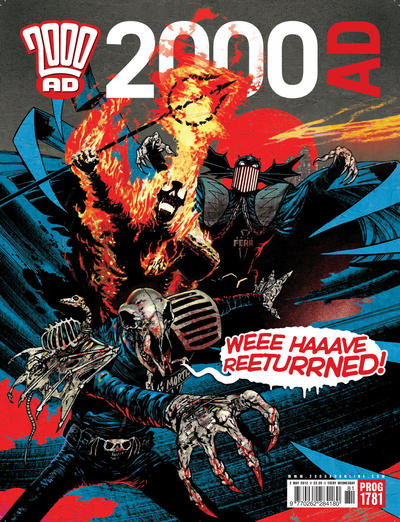 Cover for 2000 AD (Rebellion, 2001 series) #1781