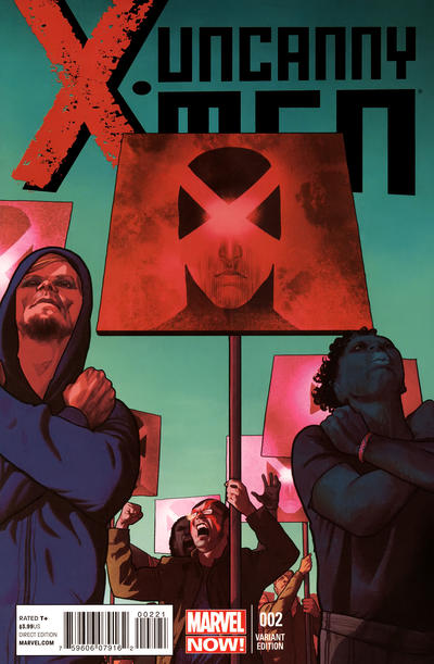 Cover for Uncanny X-Men (Marvel, 2013 series) #2 [Frazer Irving]