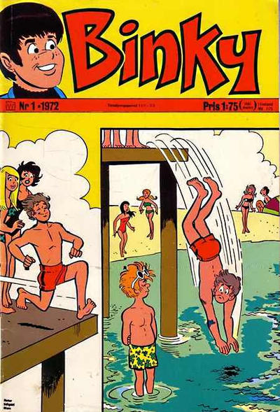 Cover for Binky (Williams Förlags AB, 1971 series) #1/1972