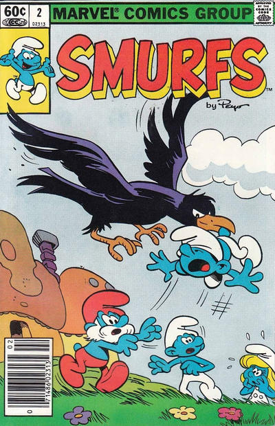 Cover for Smurfs (Marvel, 1982 series) #2 [Newsstand]