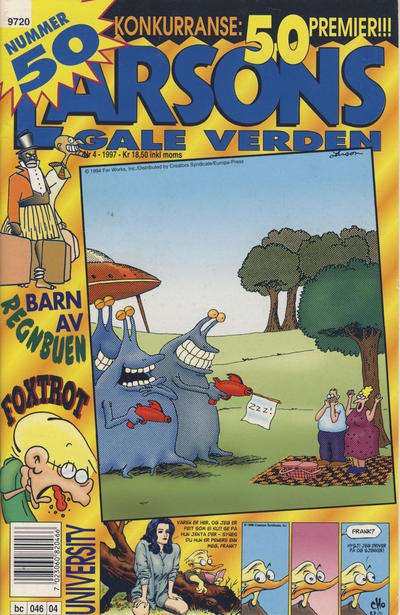 Cover for Larsons gale verden (Bladkompaniet / Schibsted, 1992 series) #4/1997