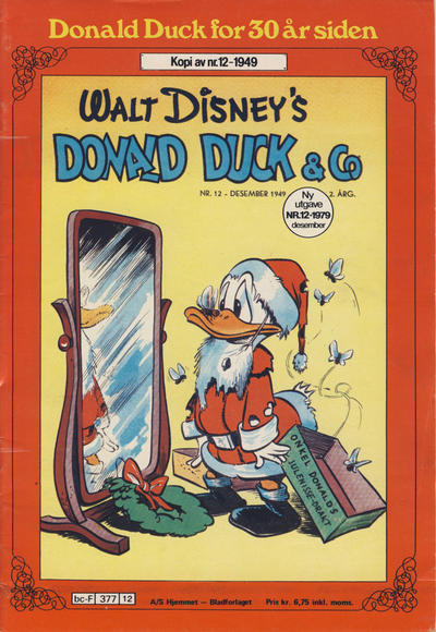 Cover for Donald Duck for 30 år siden (Hjemmet / Egmont, 1978 series) #12/1979