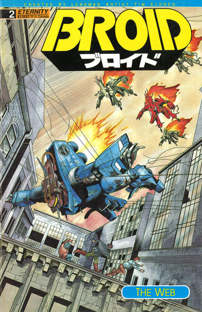 Cover for Broid (Malibu, 1990 series) #2