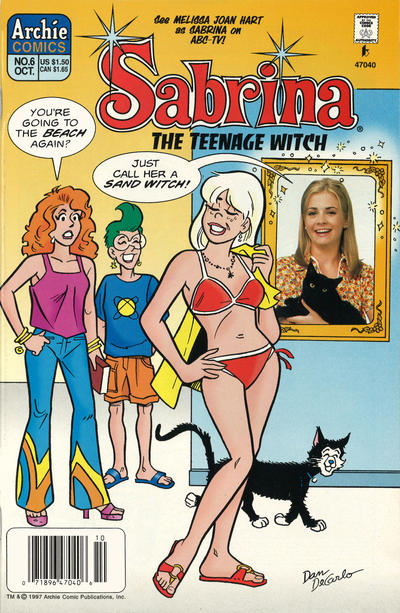 Cover for Sabrina the Teenage Witch (Archie, 1997 series) #6 [Direct Edition]
