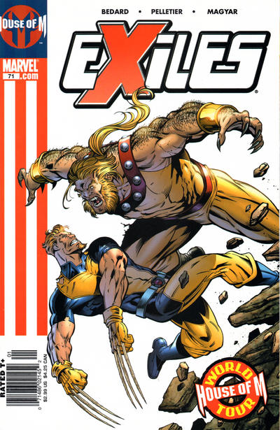 Cover for Exiles (Marvel, 2001 series) #71 [Newsstand]