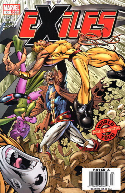 Cover for Exiles (Marvel, 2001 series) #73 [Direct Edition]