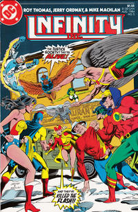 Cover for Infinity, Inc. (DC, 1984 series) #5