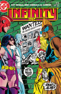 Cover for Infinity, Inc. (DC, 1984 series) #6