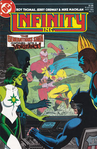 Cover for Infinity, Inc. (DC, 1984 series) #8