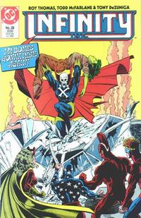 Cover for Infinity, Inc. (DC, 1984 series) #28