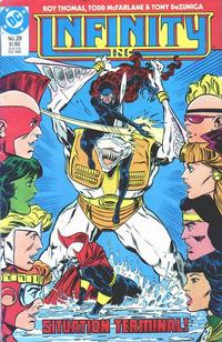 Cover for Infinity, Inc. (DC, 1984 series) #29