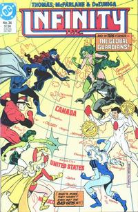 Cover Thumbnail for Infinity, Inc. (DC, 1984 series) #34
