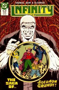 Cover Thumbnail for Infinity, Inc. (DC, 1984 series) #39
