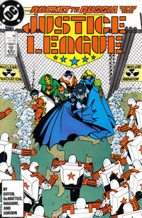 Cover for Justice League (DC, 1987 series) #3 [Direct]