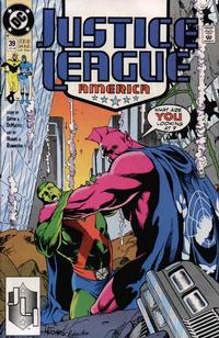 Cover Thumbnail for Justice League America (DC, 1989 series) #39 [Direct]