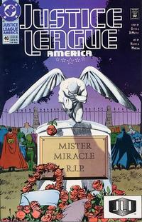 Cover Thumbnail for Justice League America (DC, 1989 series) #40 [Direct]