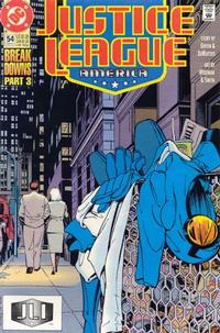 Cover Thumbnail for Justice League America (DC, 1989 series) #54 [Direct]