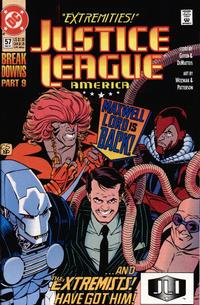 Cover Thumbnail for Justice League America (DC, 1989 series) #57 [Direct]