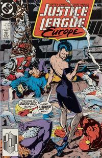 Cover Thumbnail for Justice League Europe (DC, 1989 series) #4 [Direct]