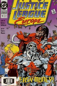 Cover Thumbnail for Justice League Europe (DC, 1989 series) #10 [Direct]