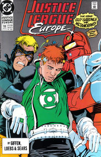 Cover Thumbnail for Justice League Europe (DC, 1989 series) #11 [Direct]