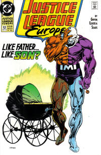 Cover Thumbnail for Justice League Europe (DC, 1989 series) #12 [Direct]