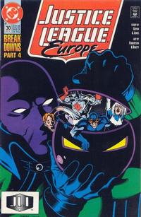 Cover Thumbnail for Justice League Europe (DC, 1989 series) #30 [Direct]